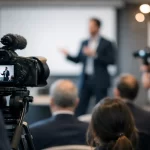 Filmagem de evento corporativo sem erro