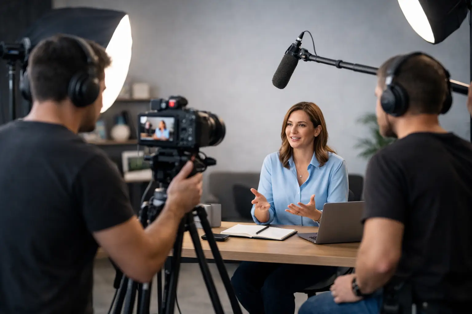 Gravação de curso online profissional