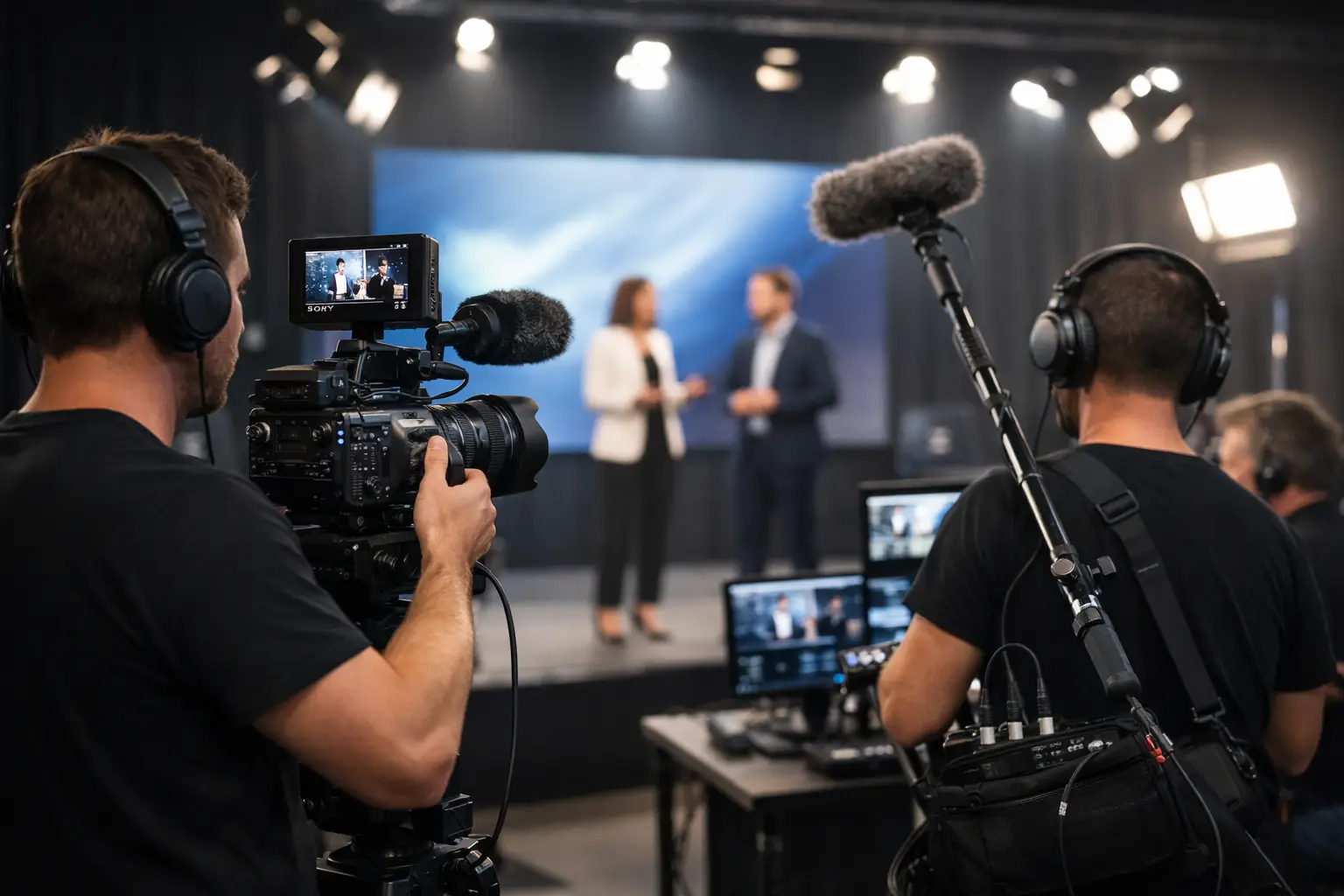 Produção audiovisual para convenção empresarial