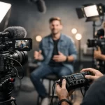 Produção de vídeo para YouTube profissional