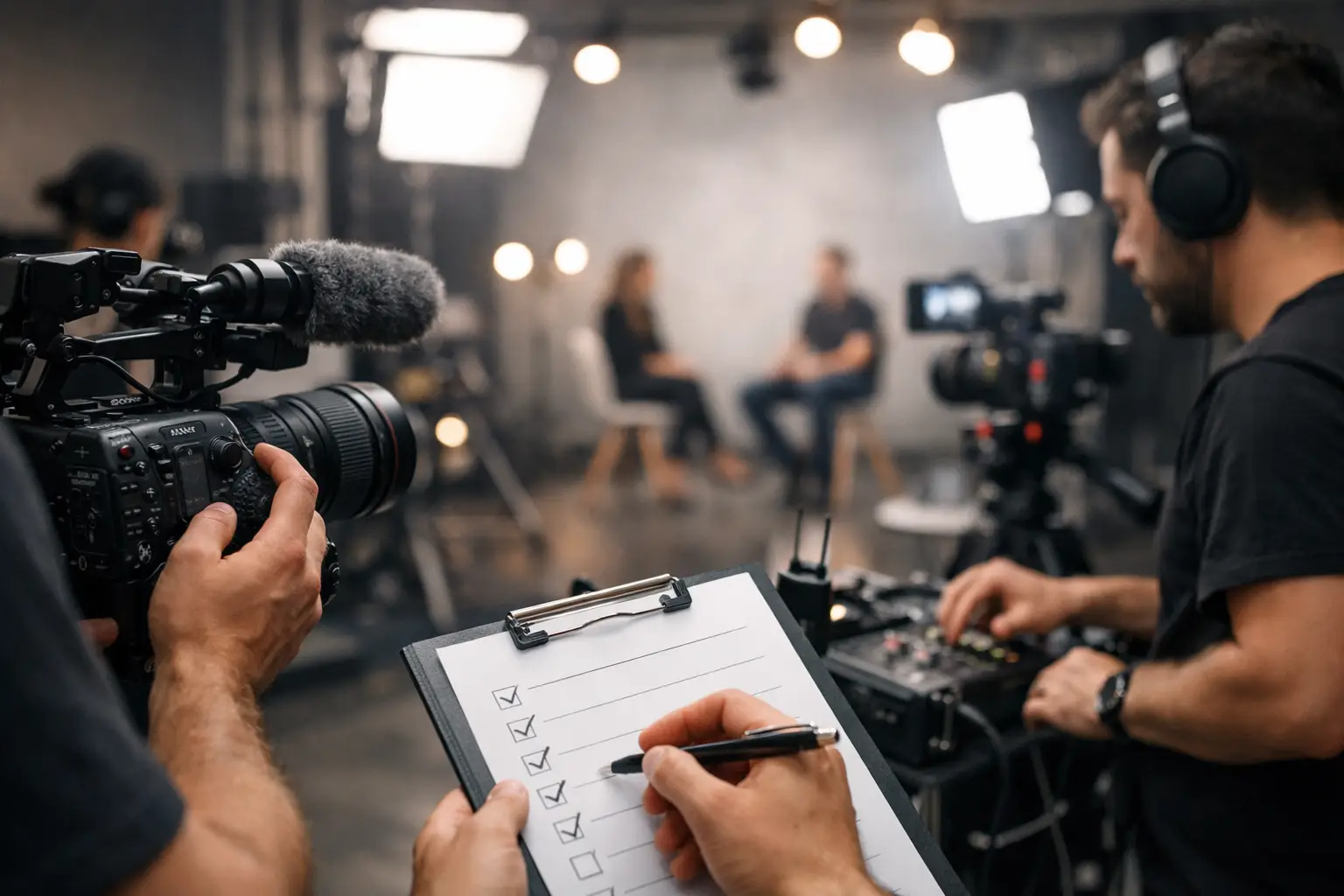 Checklist para gravação de evento sem falhas