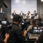 Filmagem multicâmera para congressos profissionais