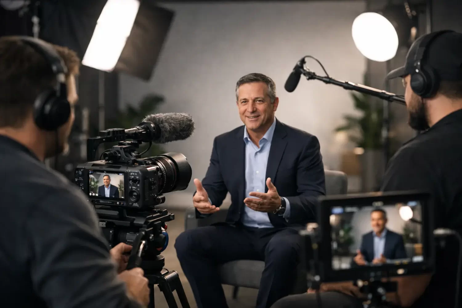 Gravação de depoimentos empresariais com credibilidade