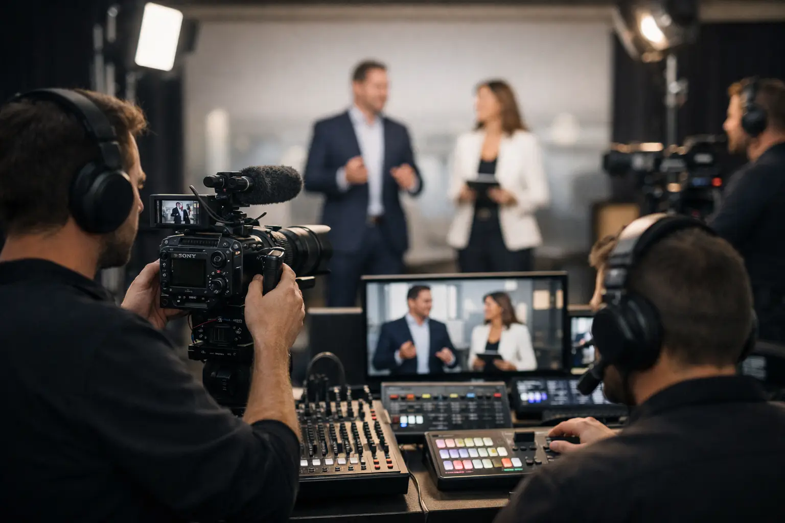 Streaming profissional para eventos corporativos
